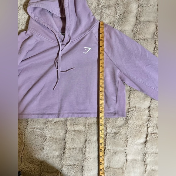 Gymshark Cropped Hoodie Size Medium - Picture 6 of 7